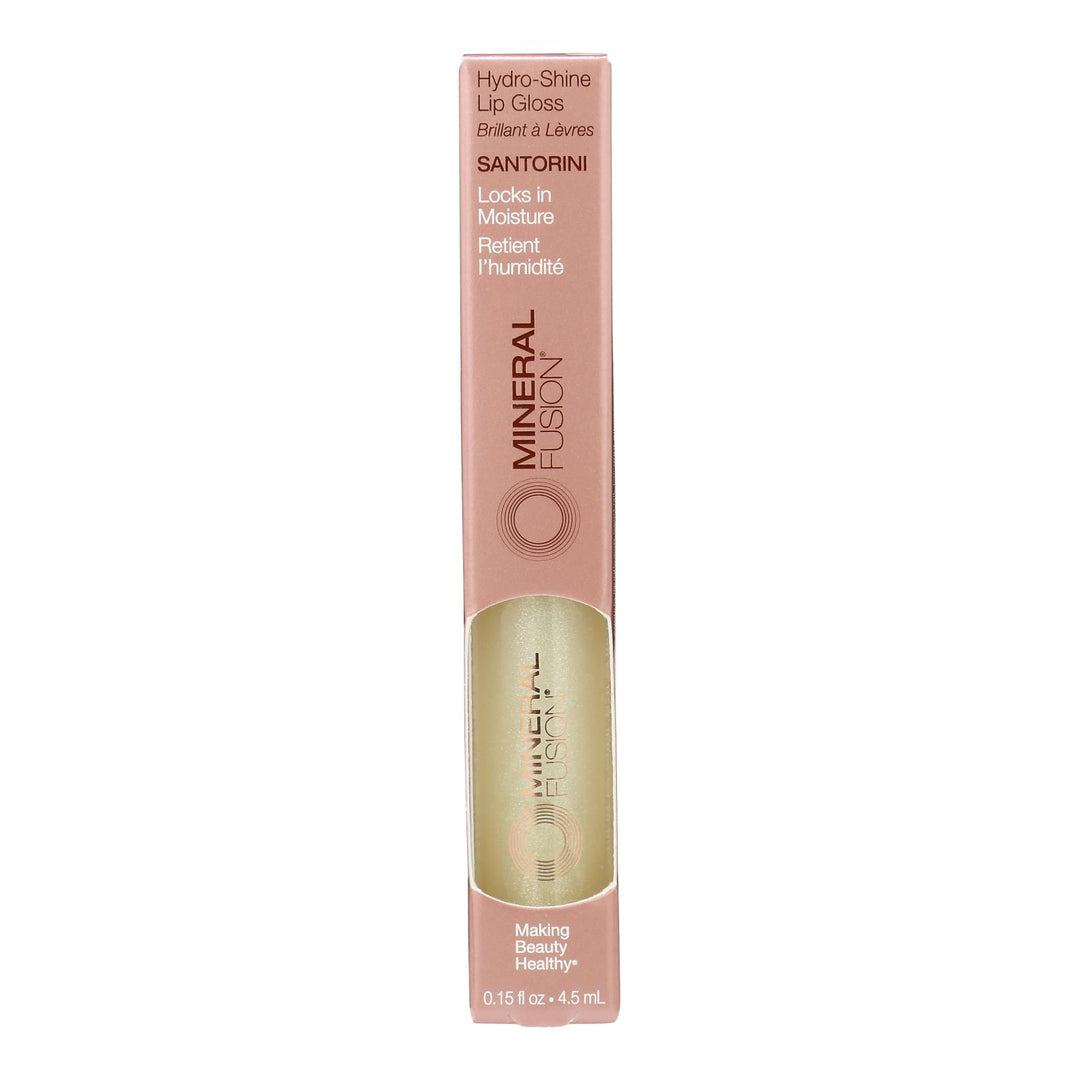 Mineral Fusion - Hydro Shne Lip Gls Santor - 1 Each-.15 Fz - Maras Green